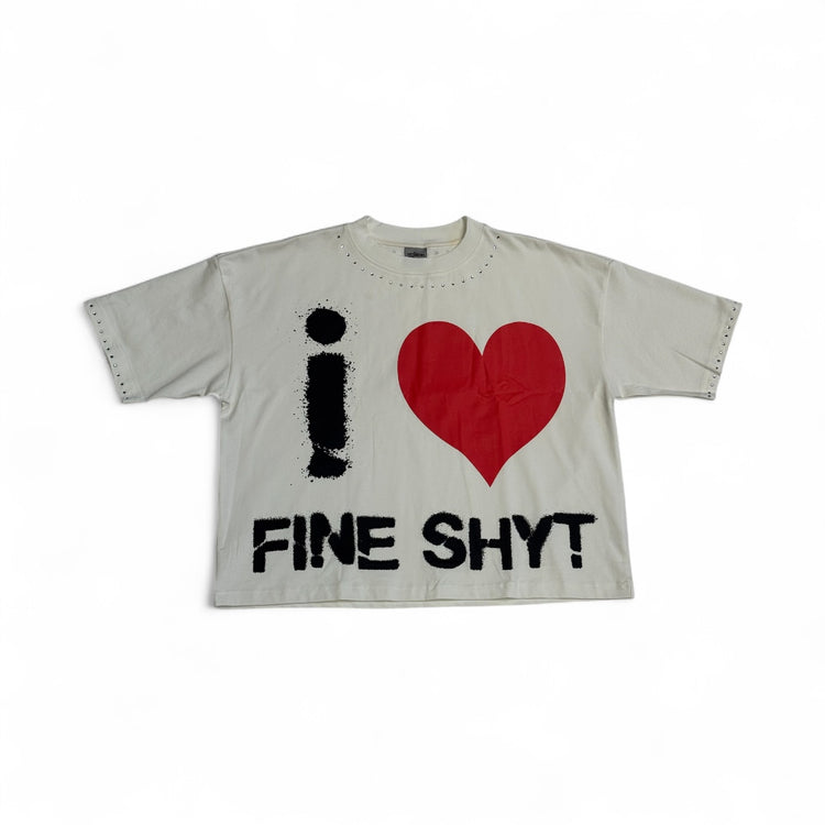 I Love Fine Shyt Oversized Tee